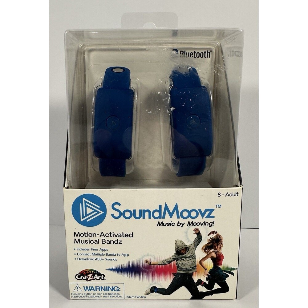 Cra Z Art Soundmoovz Musical Bandz Bluetooth Motion Activated Wrist Bands